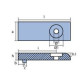 Engine Plate for Verado 215-275. - original part number: 893404 - 00833 - Tecnoseal